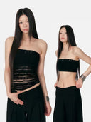 Cross Studded Bustier Set image 4