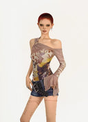 Dusty Pink Mesh image 5
