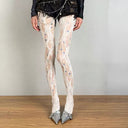 Star-patterned and Hole-patterned fishnet stockings(layered) image 8