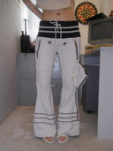 Light Grey Robot Sweatpants image 3