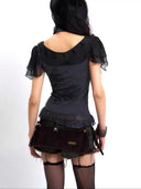 Distressed Low-Rise Denim Shorts image 2