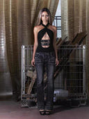 Black Framework Halter image 2