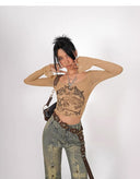 Cross-print Jeans image 9