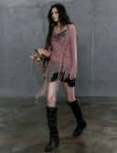 Graffiti Sweet-Gothic Ruffled Top image 12