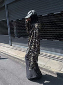 Camouflage Star-Print Hooded Cardigan image 11