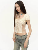 Lumière Embossed Sheer Cardi image 2