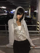Silver Leopord Sweatshirt image 8