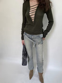Hand-knitted Wool Sweater image 1