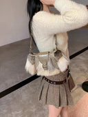 Gradient plush bag image 5