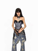 Punk Destroyer Skirted Jeans image 13