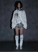 Oversized Polar Fleece Jacket image 6