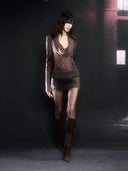 Polka Dot Wool Knit Bodysuit image 3