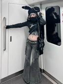 Flared cargo pants image 3