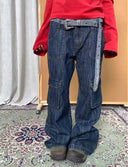 Stamp Denim Trousers image 12