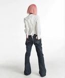Gemstone Pattern Printed Bell-Bottoms image 12