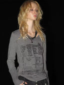 Punk Print Slub Tee image 3