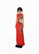 Scarlet Ophidian Embrace Dress image 10