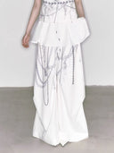 Pearl Shell Printed Wide-Leg Pants image 13