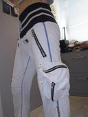 Light Grey Robot Sweatpants image 5