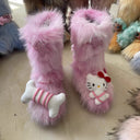 Fox Fur Snow Boots image 3