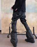 Wax-coated Denim Pants image 12