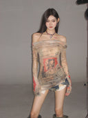 Mesh Perspective T-shirt image 9