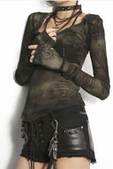 Siren's Embossed Monogram Tulle image 0