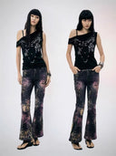Graffiti-print Leopard Pants image 3