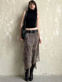 Safari Breeze Midi Skirt image 3