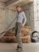 One-Shoulder Lace Panel Tee image 11