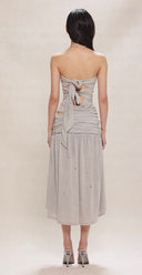 Rhinestone Knitted Halter Set image 11