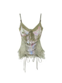 Lace Print Top image 4