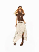 Alabaster Lace Drift Skirt image 4