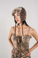 Camouflage Tie-Front Top image 4