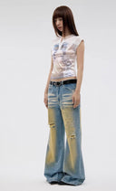Lace-trimmed Short Sleeve T-shirt image 11
