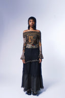 ClamDenim Maxi  Skirt image 5