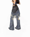 Punk Destroyer Skirted Jeans image 6